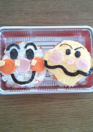アンパンマン＆カレーパンマン　ちらし寿司-レシピのメイン写真