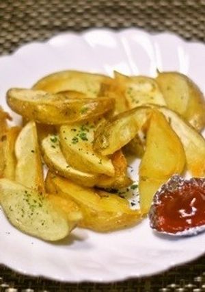 皮付きぶ厚切りフライドポテト♪-レシピのメイン写真