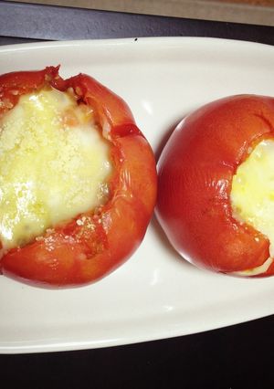まるごとトマトのカップチーズ焼き-レシピのメイン写真