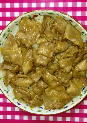 こってり美味しい♬豚バラ肉の角煮風丼ぶり-レシピのメイン写真