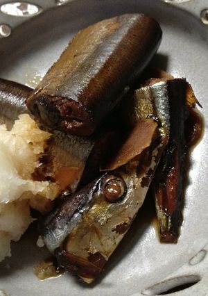 フライパンで骨まで食べれるサンマの醤油煮-レシピのメイン写真