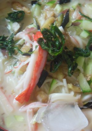 ♪冷汁 de 冷麦♪（そうめんでも）-レシピのメイン写真