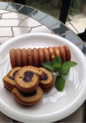HKMで黒糖和風ロールケーキ-レシピのメイン写真