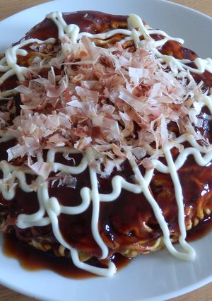 焼きそばのお好み焼き（焼きオコ）-レシピのメイン写真