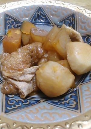 大根と里芋、かぼちゃの煮物-レシピのメイン写真