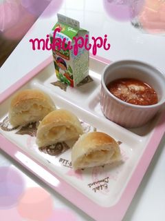 【離乳食】トマトの鶏だんごスープ-レシピのメイン写真