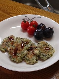 離乳食*手づかみ鉄分豆腐お焼き-レシピのメイン写真