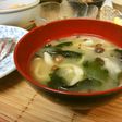 *低カロリー*しめじと若芽の味噌汁*