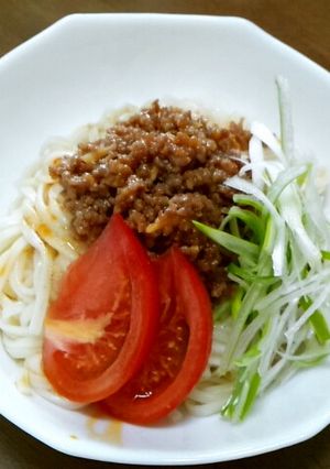 俺流！冷やし汁なし坦々饂飩-レシピのメイン写真