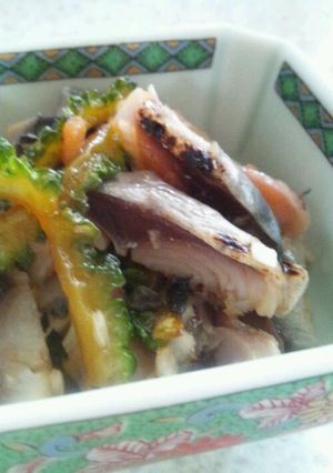 しめ鯖とゴーヤのうざく-レシピのメイン写真