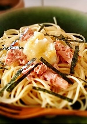 のせるだけ～♪簡単ツナおろしパスタ-レシピのメイン写真