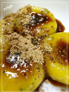 お家で和cafe♡かぼちゃ白玉♡-レシピのメイン写真