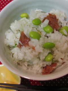 枝豆とちりめんじゃこのまぜご飯-レシピのメイン写真