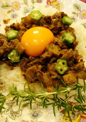 蓮根の食感がたまらないキーマーカレー-レシピのメイン写真