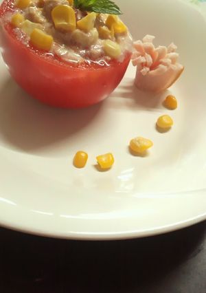 トマトのツナ詰め-レシピのメイン写真