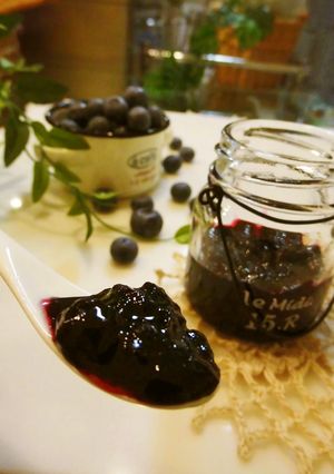 ブルーベリーのはちみつ煮・・-レシピのメイン写真