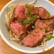 簡単ステーキ丼