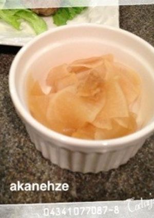 スライス大根の煮物風☆フライパンで時短-レシピのメイン写真