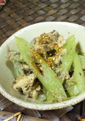 サバ水煮de蕗の炒め煮-レシピのメイン写真