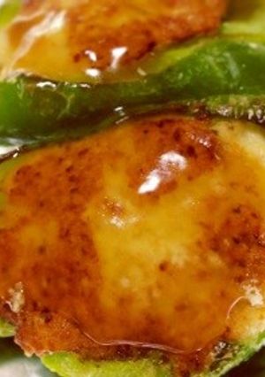 ムネ肉でフワフワピーマン肉詰め-レシピのメイン写真