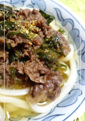 ♡肉うどん♡と言えば我が家はこれ！！-レシピのメイン写真