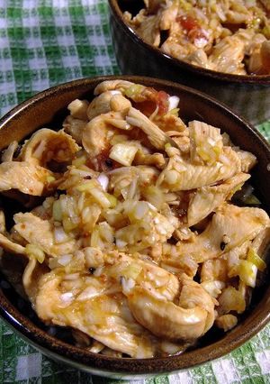 葱七味　鶏漬け丼-レシピのメイン写真
