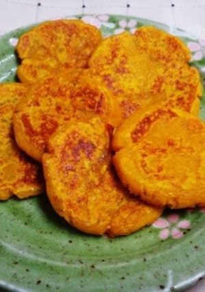 手づかみ離乳食☆かぼちゃのチーズお焼き-レシピのメイン写真
