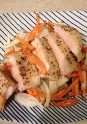 ヘルシーチキンのオリーブオイル焼き-レシピのメイン写真