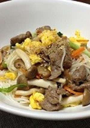 簡単チャプチェを素麺で!!-レシピのメイン写真