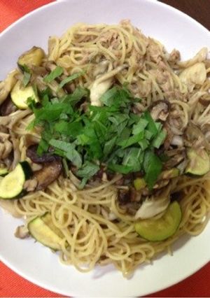 さっぱり♪うまい舞茸&ツナ和風パスタ☆-レシピのメイン写真