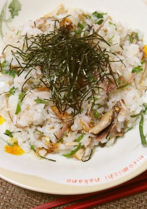 簡単☆焼きサバと薬味の混ぜ寿司-レシピのメイン写真