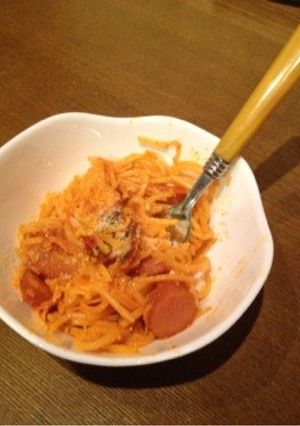 面倒くさい時のトマスパもどき♪-レシピのメイン写真