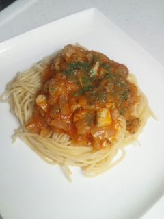 簡単ペスカトーレ(魚介のトマトパスタ)-レシピのメイン写真