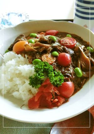 子供と作る　トマトたっぷりホテル風カレー-レシピのメイン写真