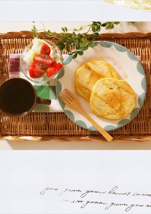 カリフォルニア風キャロットホットケーキ-レシピのメイン写真