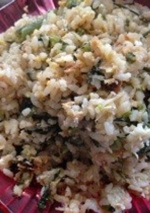 野沢菜チャーハン-レシピのメイン写真