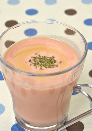 冷製豆乳トマトスープ-レシピのメイン写真