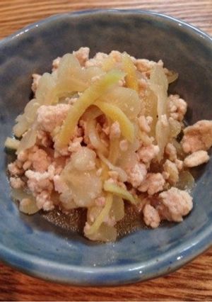 ゴーヤと鶏ひき肉のあん-レシピのメイン写真
