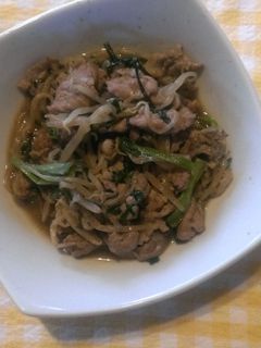 豚肉とニラもやしの醤油麹炒め♪-レシピのメイン写真