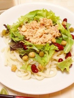 簡単☆サラダうどん-レシピのメイン写真