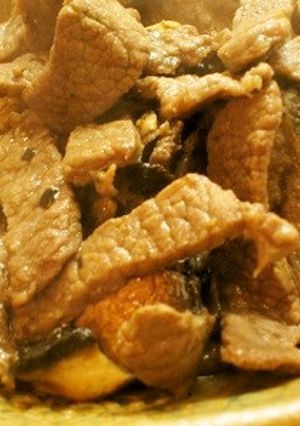 牛肉のきのこバター醤油炒め-レシピのメイン写真