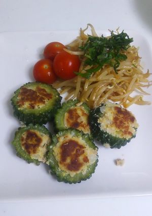 ゴーヤ肉詰め-レシピのメイン写真