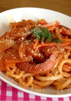 名古屋名物!あんかけパスタ風うどん(笑)-レシピのメイン写真