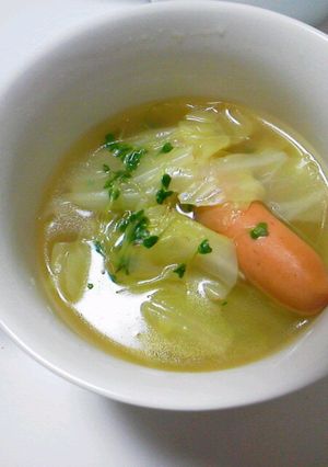 チューブにんにくで簡単おかず中華風スープ-レシピのメイン写真