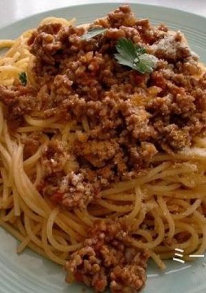 ミートソーススパゲティ-レシピのメイン写真