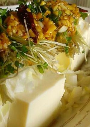 冷奴 アレンジ にんにく醤油-レシピのメイン写真