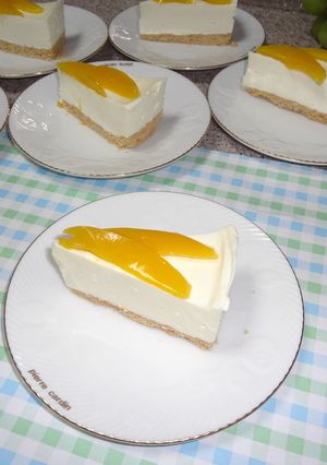 ふんわり食感レアチーズケーキ-レシピのメイン写真