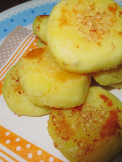 野菜のおやつ☆さつまいもでもっちり団子-レシピのメイン写真