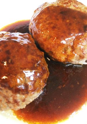 ハンバーグ-レシピのメイン写真
