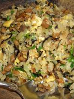 和風チャーハン(ひじき・納豆・イノシシ)炒飯-レシピのメイン写真